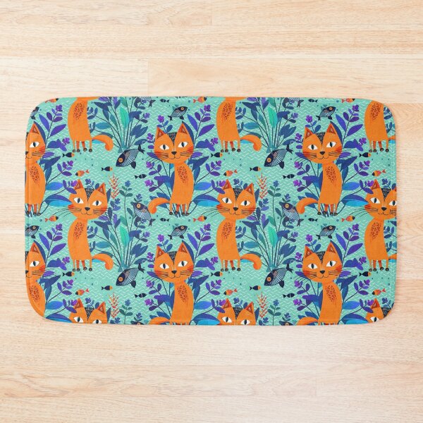 Item preview, Orange Cat goes Fishing  designed and sold by Veata.