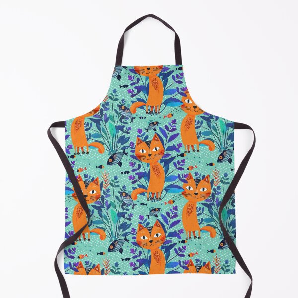 Item preview, Orange Cat goes Fishing designed and sold by Veata.