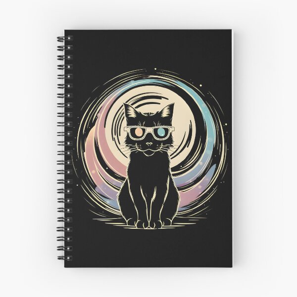 Item preview, Solar Eclipse Cat Wearing Solar Eclipse Glasses designed and sold by FurRealStudioCo.