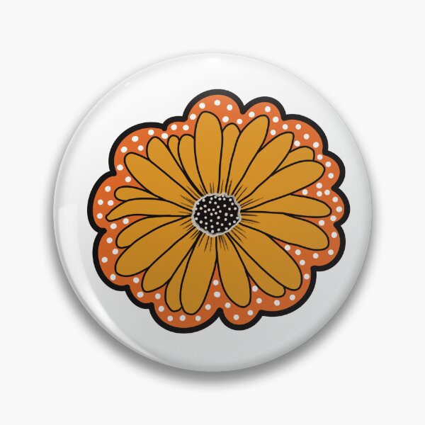 Item preview, Big orange flower designed and sold by LyneFibres.