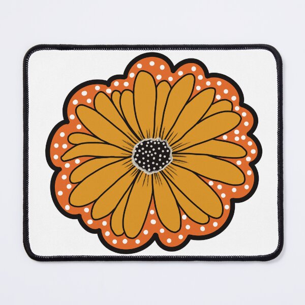 Item preview, Big orange flower designed and sold by LyneFibres.