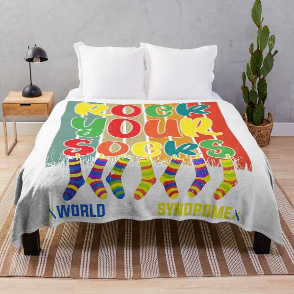 Item preview, Rock Your Socks Ventage World Down Syndrome Day designed and sold by Goo2design.