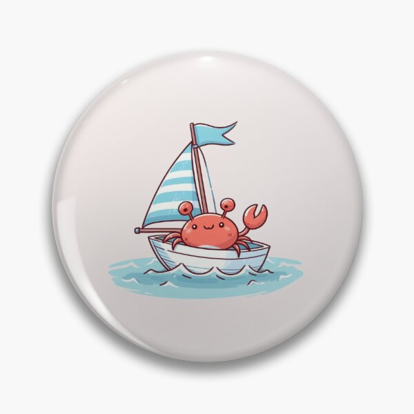 Item preview, Crab on Sailboat designed and sold by LemuellTrends.