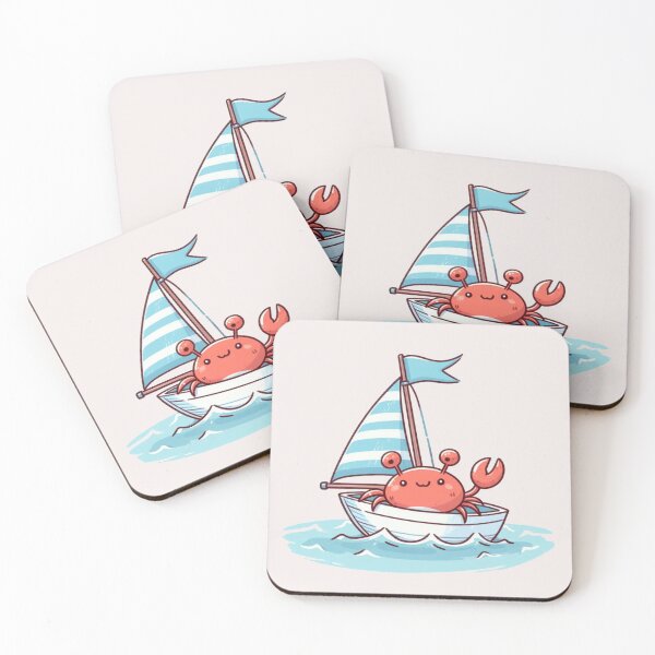 Item preview, Crab on Sailboat designed and sold by LemuellTrends.