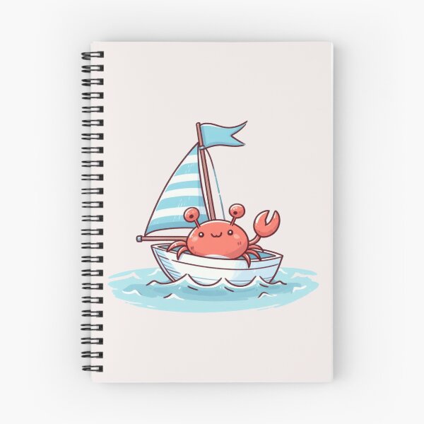 Item preview, Crab on Sailboat designed and sold by LemuellTrends.