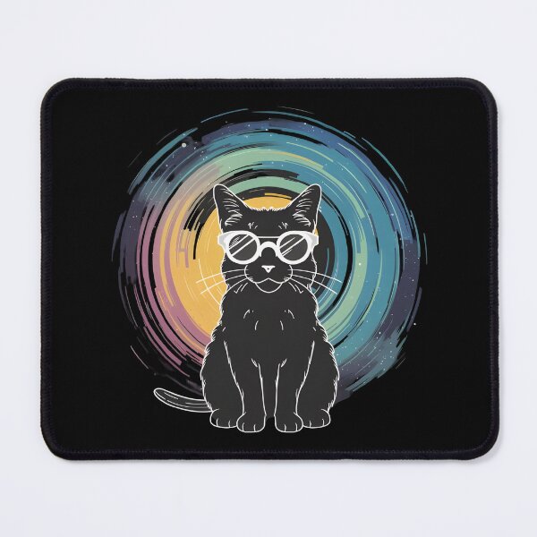 Item preview, Solar Eclipse Cat Wearing Solar Eclipse Glasses designed and sold by FurRealStudioCo.