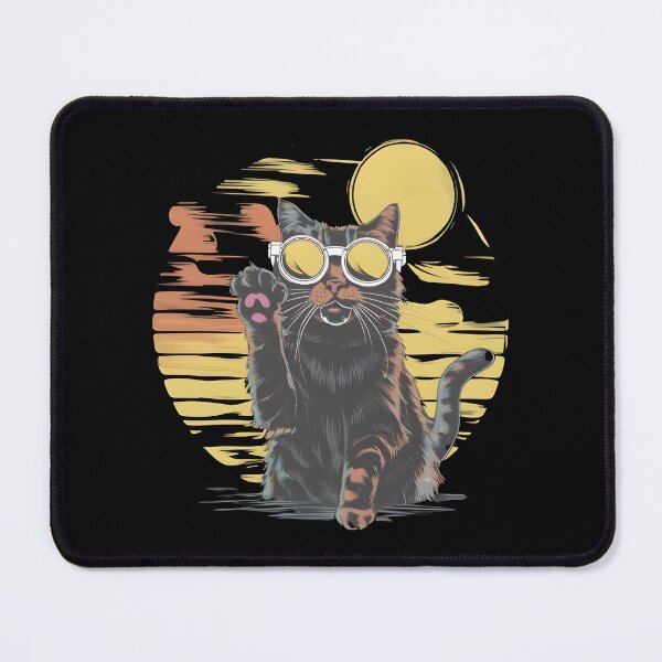 Item preview, Solar Eclipse Cat Wearing Solar Eclipse Glasses designed and sold by FurRealStudioCo.