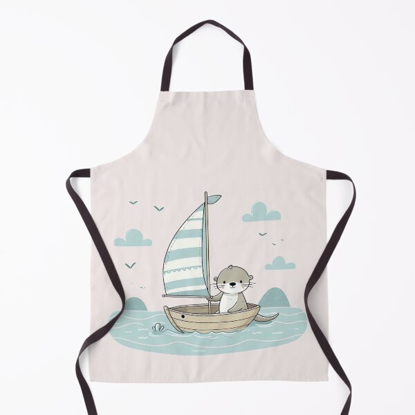 Item preview, Otter on Sailboat designed and sold by LemuellTrends.