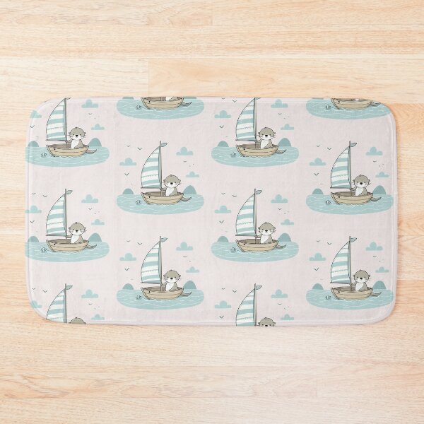 Item preview,  Otter on Sailboat designed and sold by LemuellTrends.