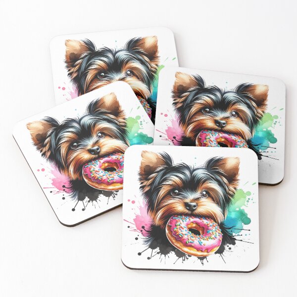 Item preview, Yorkie Donut Delight designed and sold by MapleV.