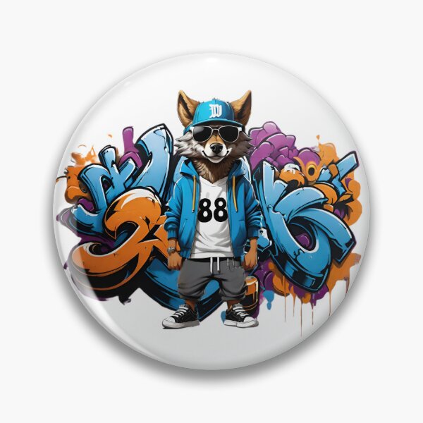 Item preview, Cool Wolf, Urban Grafitti designed and sold by DMiracleStore.