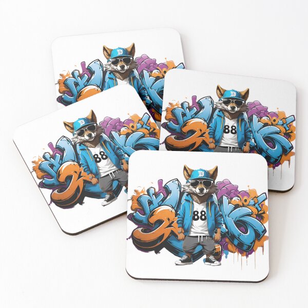 Item preview, Cool Wolf, Urban Grafitti designed and sold by DMiracleStore.