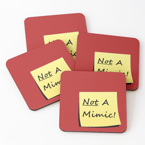 Item preview, Not A Mimic Sticky Note designed and sold by MBuckenmeyer.