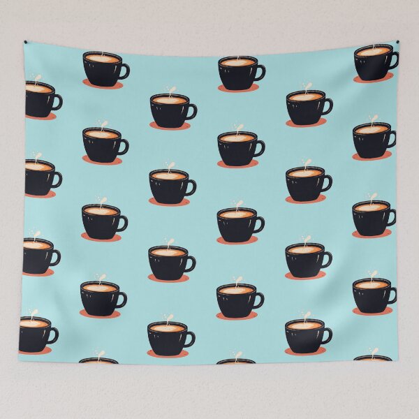 Item preview, aesthetic Black cup of coffee designed and sold by CaffeineDose.