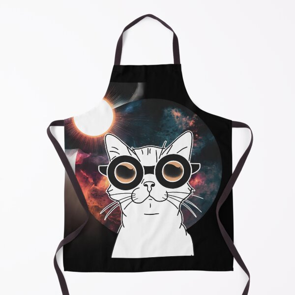 Item preview, Solar Eclipse Cat Wearing Solar Eclipse Glasses designed and sold by FurRealStudioCo.