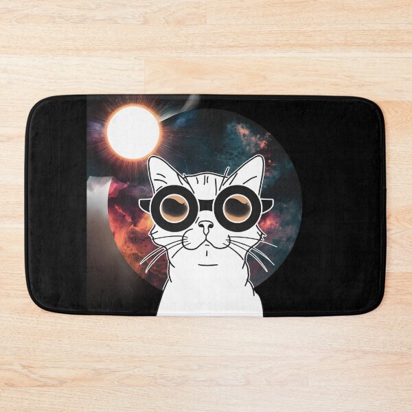 Item preview, Solar Eclipse Cat Wearing Solar Eclipse Glasses designed and sold by FurRealStudioCo.