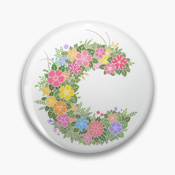Artikelvorschau, Blumenbuchstabe „C“ WeArePrettierThanFlowers entworfen und verkauft von birthflower.