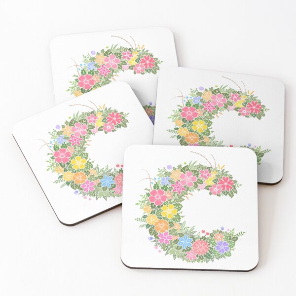 Item preview, Floral Letter "C" WeArePrettierThanFlowers designed and sold by birthflower.