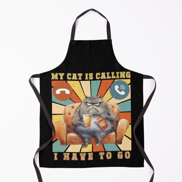 Item preview, My Cat Is Calling I Have To Go funny designed and sold by PistachioCream.