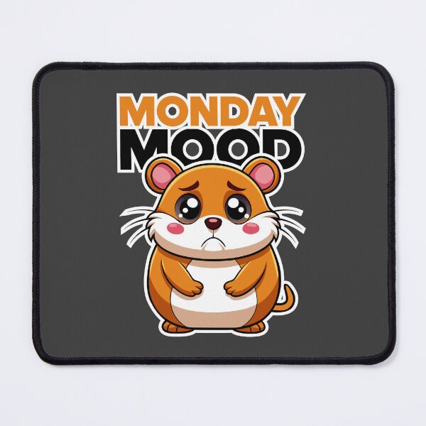 Item preview, Sad Hamster - Monday mood designed and sold by therockstuff.