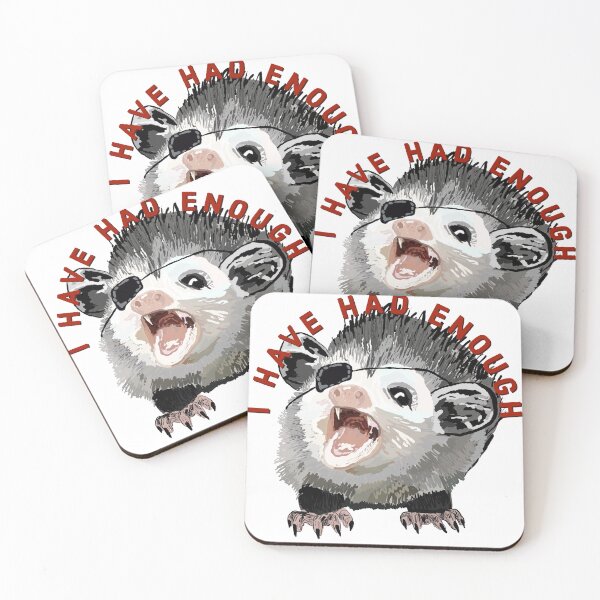 Item preview, Grumpy possum drawing  designed and sold by bewareofpossum.