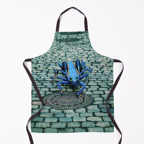 Item preview, Giant Blue Grasshopper on Cobblestone Street - dePace' designed and sold by mrpropcake.