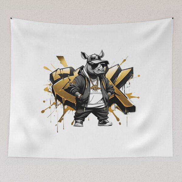 Item preview, Cool Rhinoceros, Urban Grafitti designed and sold by DMiracleStore.