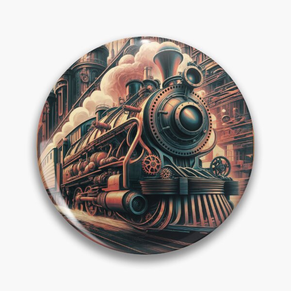 Item preview, Steampunk steam locomotive designed and sold by MrDaveLancz.