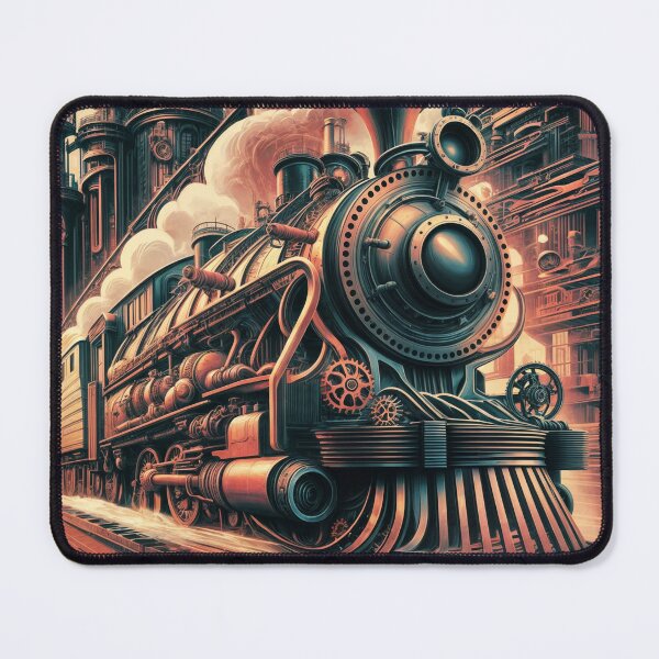 Item preview, Steampunk steam locomotive designed and sold by MrDaveLancz.