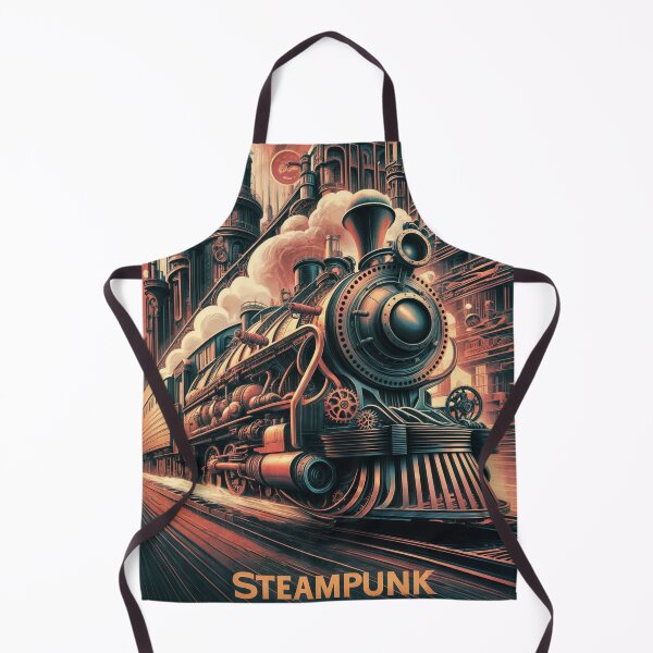 Item preview, Steampunk steam locomotive designed and sold by MrDaveLancz.