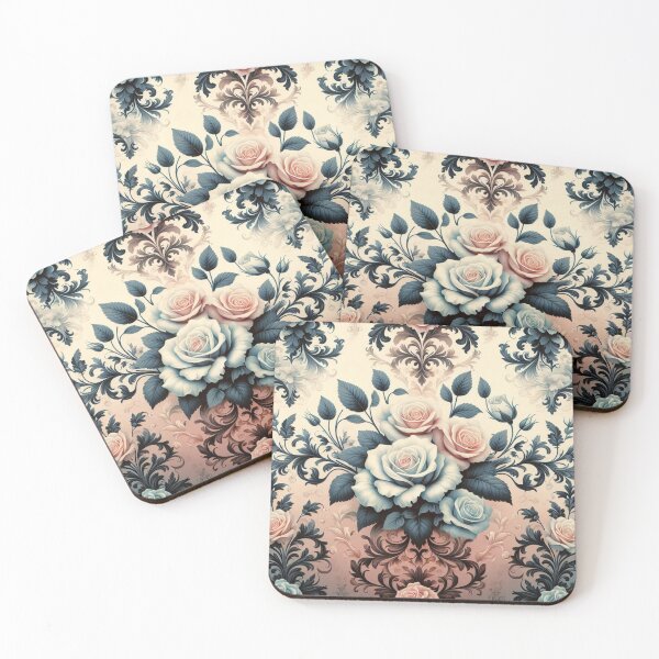Item preview, Ombre Damask With Roses designed and sold by DesignsByPrnces.
