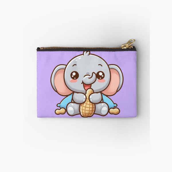 Item preview, Peanut Paradise: Kawaii Elephant Snacking on Peanuts designed and sold by TDKCustoms.