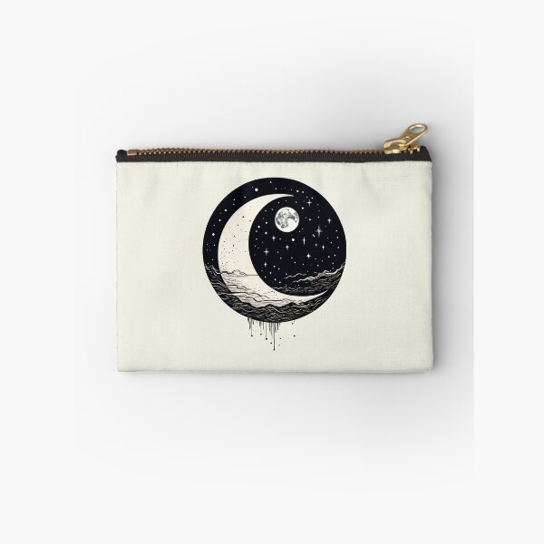 Item preview, Aesthetic Paster moon  with stars  designed and sold by Catophile.