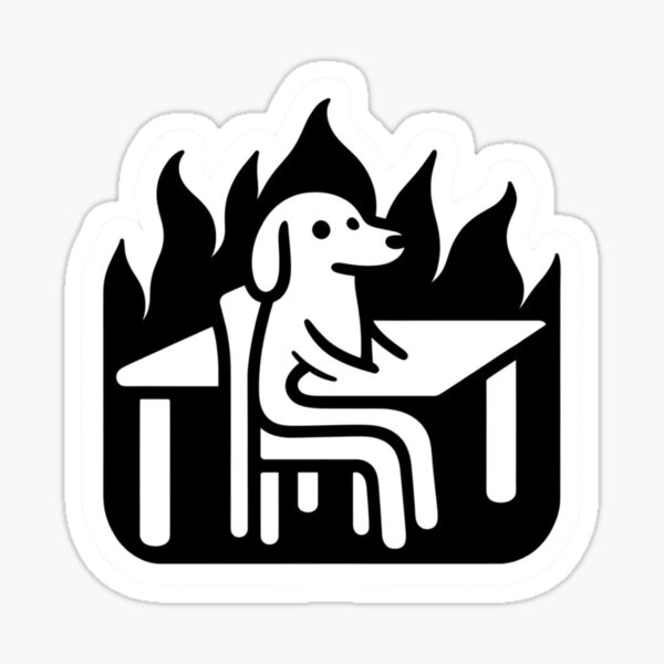 Item preview, This Is Fine designed and sold by pixelpulsenyc.
