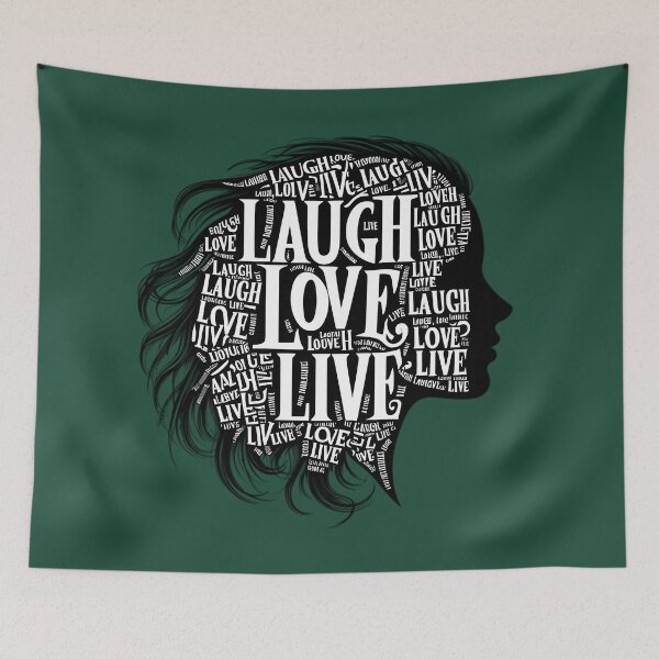 Item preview, For girls: Fashion style, "LAUGH, LOVE, LIVE" designed and sold by TanTorD.