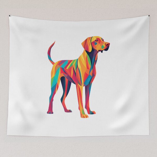 Item preview, Colorful Pop Art Vizsla designed and sold by Ripper19.