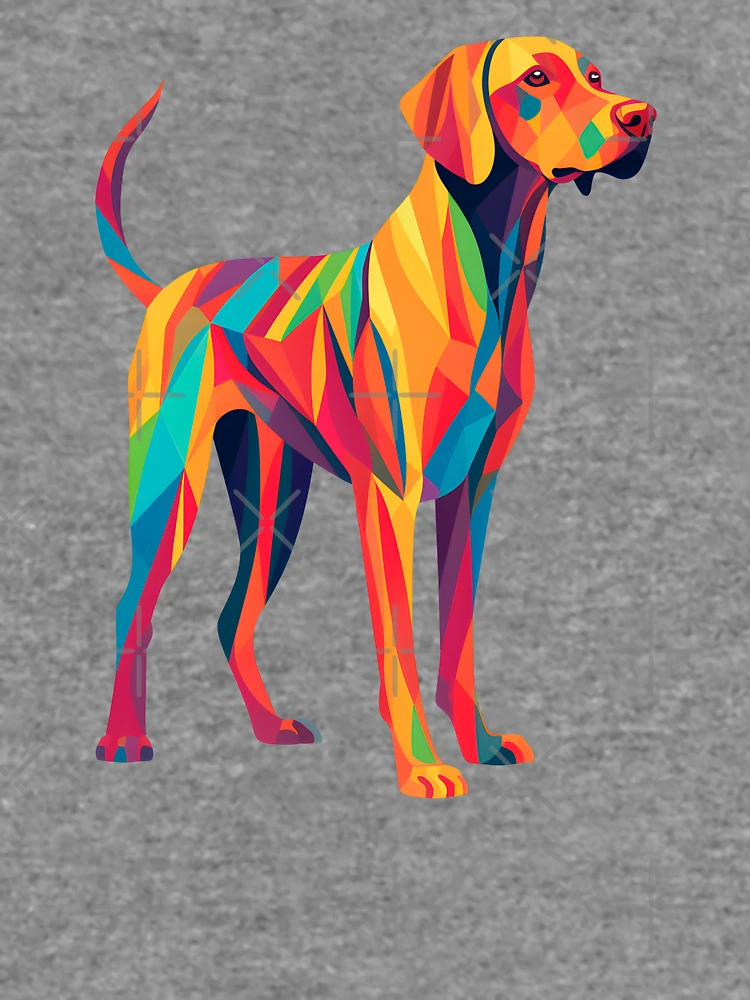 Thumbnail 6 von 6, Leichter Pullover, Colorful Pop Art Vizsla designt und verkauft von Ripper19.