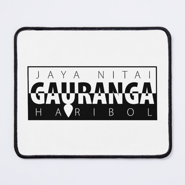 Item preview, Jaya Nitai Gauranga (White) designed and sold by xKRISHNACOREx.
