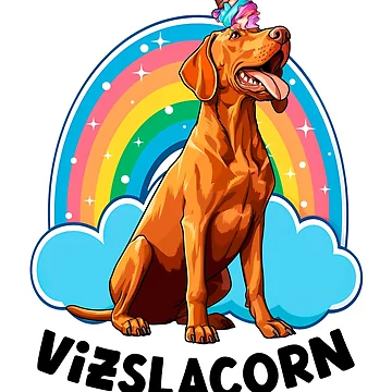 Imagen de la obra Vizslacorn, Unicorn Vizsla de Ripper19