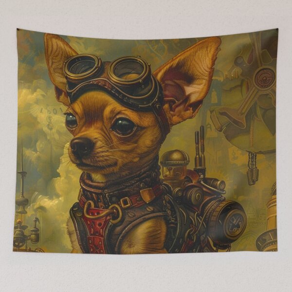 Item preview, Steampunk Chihuahua designed and sold by PaigeCompositor.
