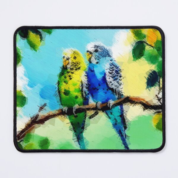 Item preview, Budgies White v2 designed and sold by Helios Be. Lavsh.