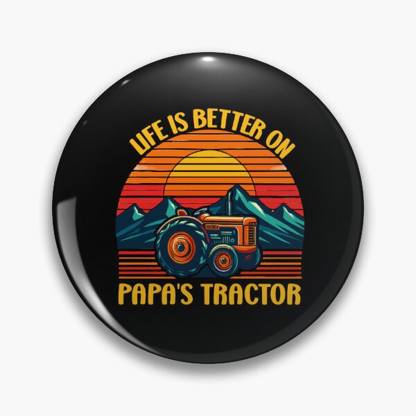 Item preview, Life Is Better On Papa's Tractor Driver Farmer Dad Family designed and sold by Stick-Artistry.