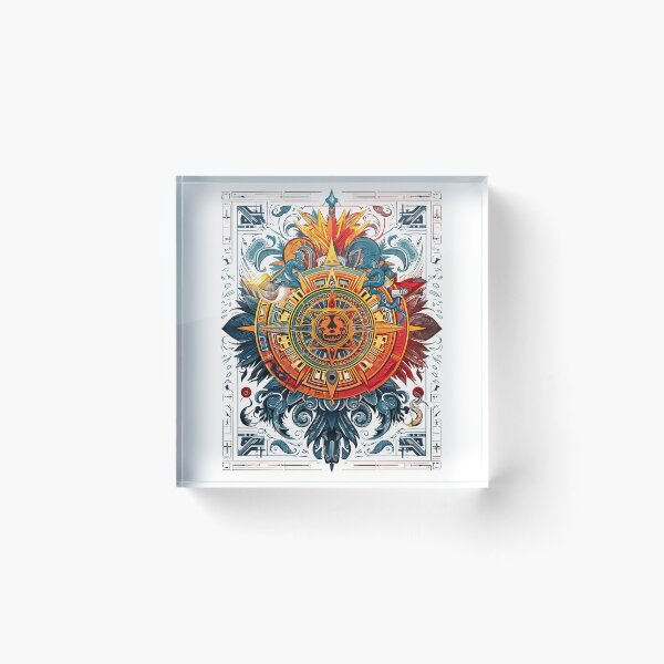 Item preview, Aztec Style Art / Design designed and sold by Lucy Goosy Art.