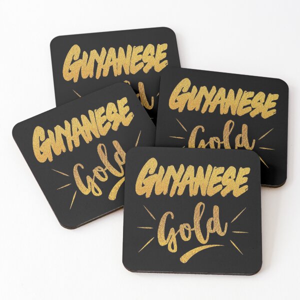 Item preview, Guyanese Gold Patriotic  designed and sold by IdentiTee Studios.