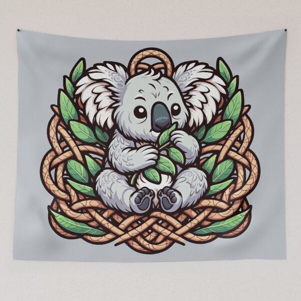 Item preview, Koala's Haven: Resting Under the Tree Canopy designed and sold by Animoodles.