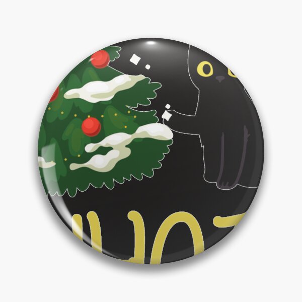Item preview, Black Cat Pushing Christmas Ree Over Funny What    designed and sold by spvgapjtv.