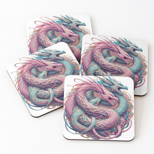 Item preview, ENTWINED DRAGONS designed and sold by Foxlindesigns.