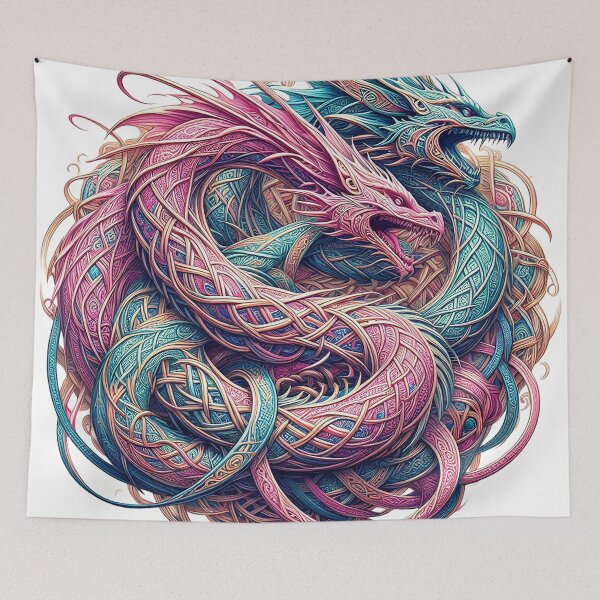 Item preview, ENTWINED DRAGONS designed and sold by Foxlindesigns.