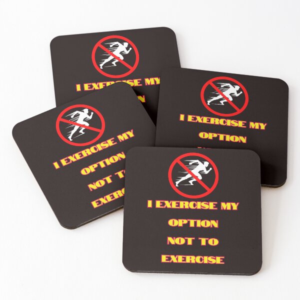 Item preview, Exercising is Optional designed and sold by Redstreak12.