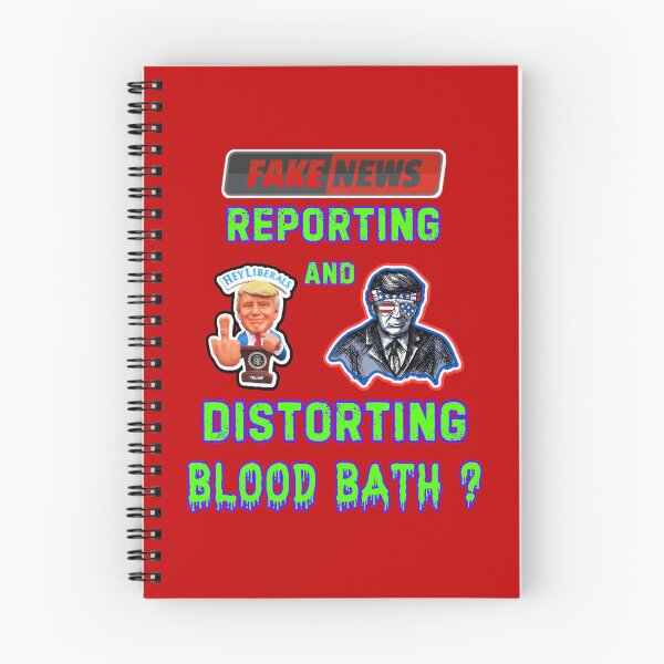 Item preview, Fake News Trump Blood Bath designed and sold by WoodburyLake.